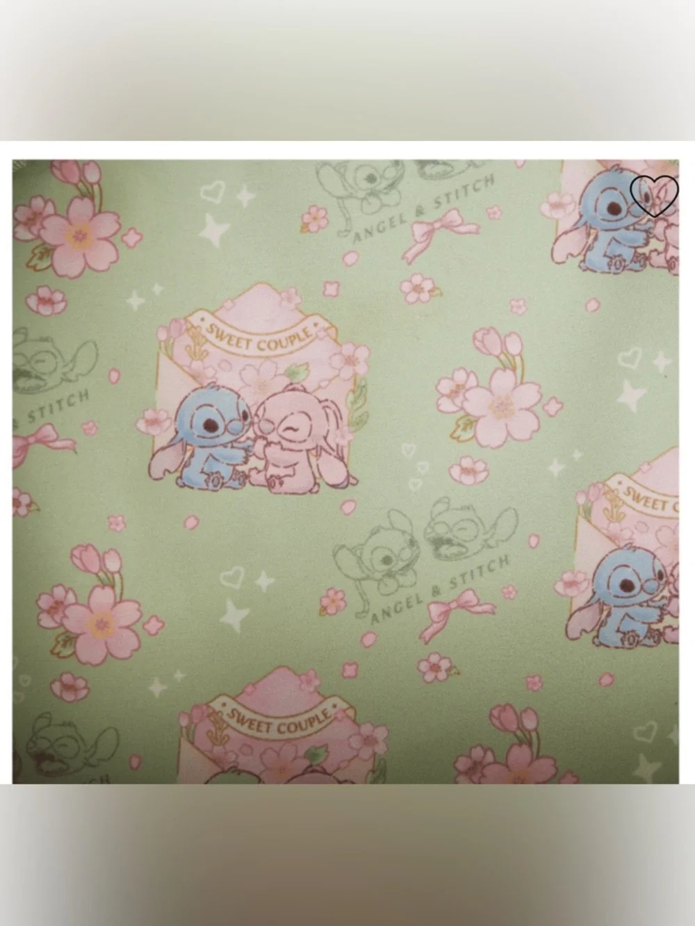 Loungefly Disney 🆕 Stitch & Angel Cherry Blossom Bow Handle Crossbody Bag